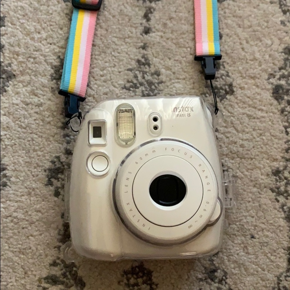 Instax mini 8 with hard case and film
